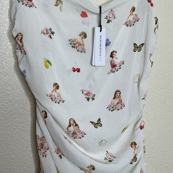 NWT WEWOREWHAT Ronnie Mini Dress Garden Ladies, S - Picture 9 of 13